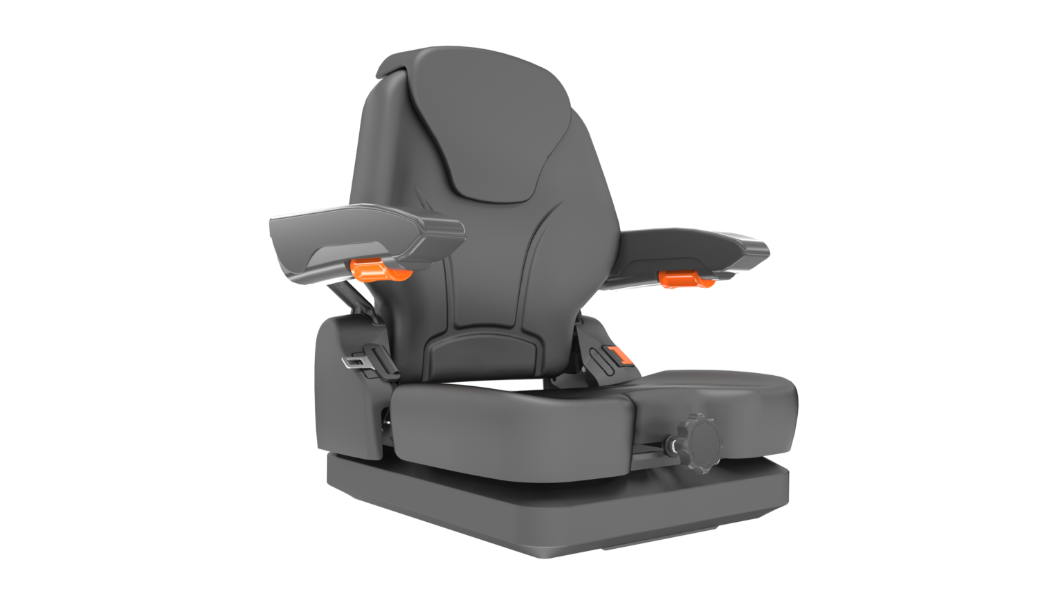 Seat with adjustable springs - Heracles-Machinery